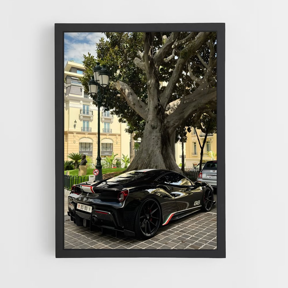 Poster Lambo sous l'Arbre – affiche Ferrari (vue 2)